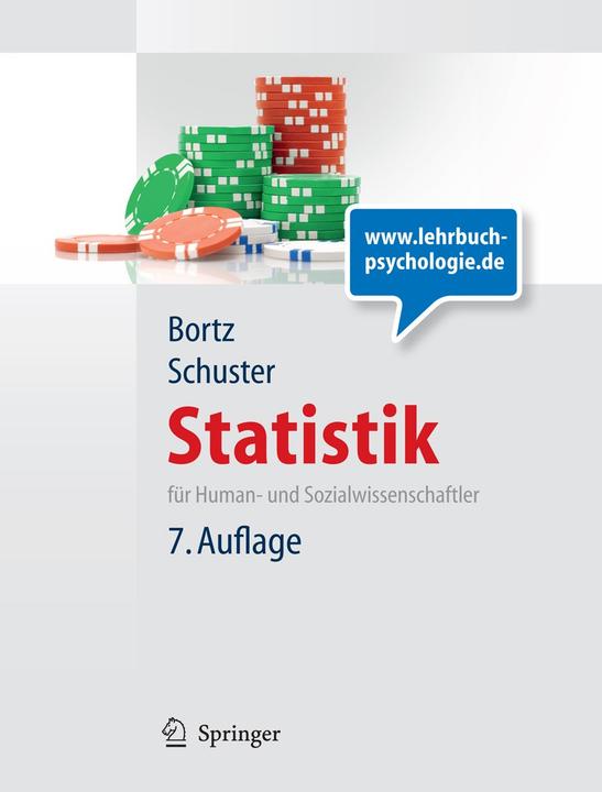 Actual product image Statistics for human and social scientists (German, Jurgen Bortz, 2010)