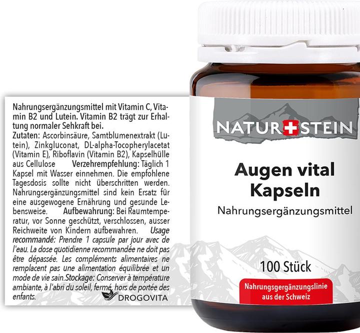 Produktbild Naturstein Augen Vital Kaps (100 Stück, Kapseln, 154 g)
