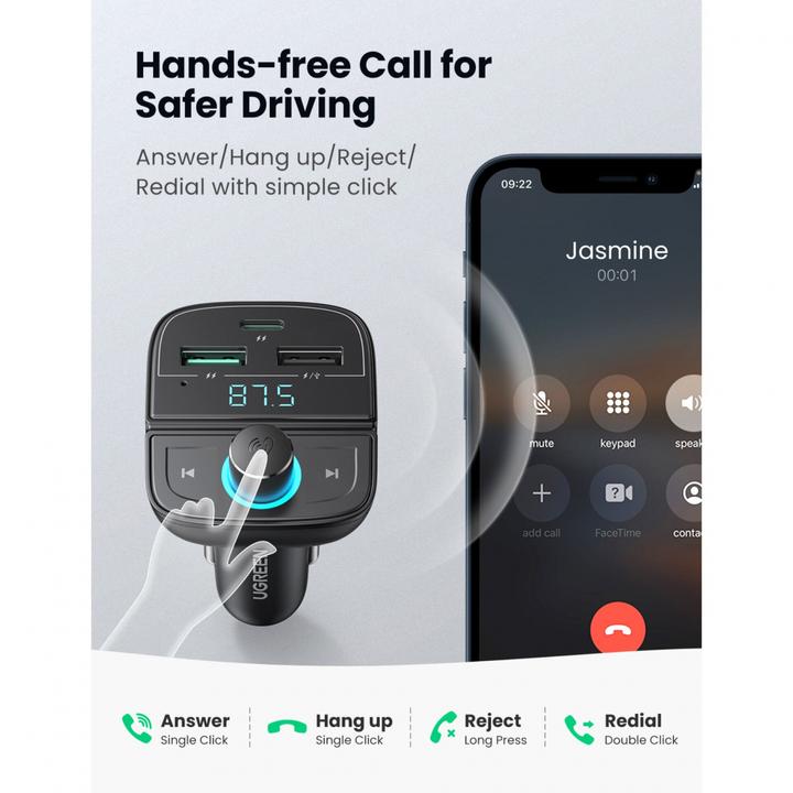 Actual product image Ugreen Transmitter + Charger