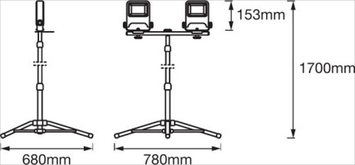 Actual product image Ledvance Tripod (3400 lm)