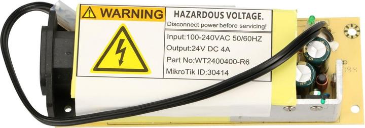 Actual product image MikroTik 24V 4A POWER SUPPLY FOR THE CCR1016 AND CCR1036 SERIES