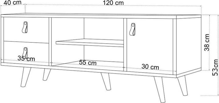 Productafbeelding Homitis Caitlin (120 x 40 x 53 cm)