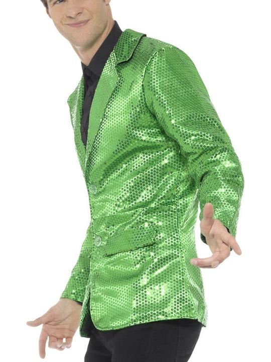 Produktbild Smiffys Pailletten Jacke Jacket in Grün (M)