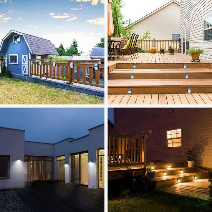Actual product image Hermex LED solar façade lighting garden light outdoor light wall light (30 lm, IP65)