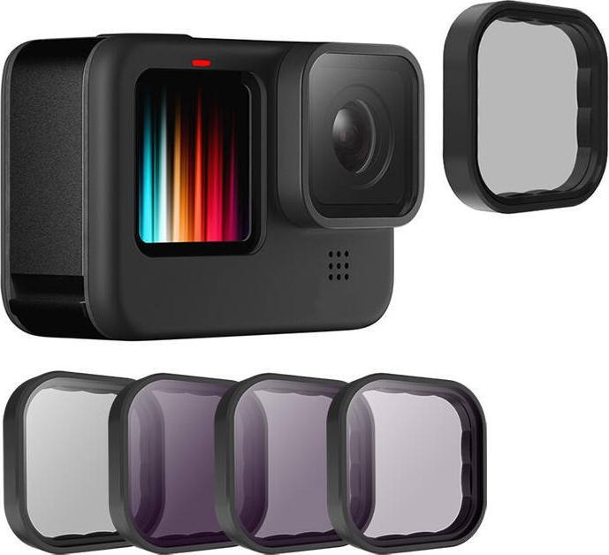 Image du produit Telesin ND & Circular Polarizer 4-Filter Set (Héros 9)