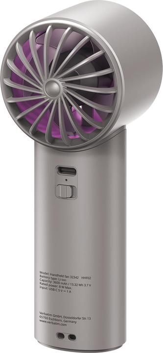 Image du produit Verbatim CoolnGo Handheld Fan Grey