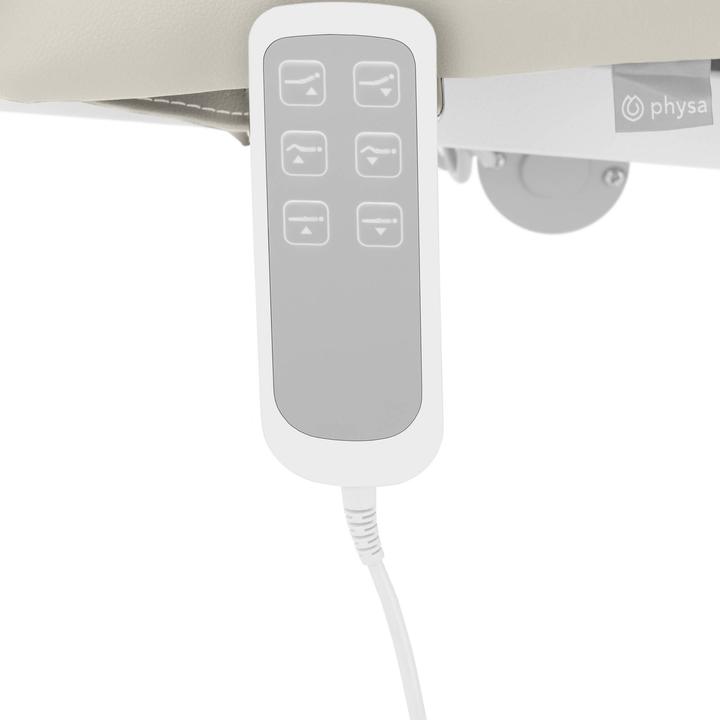 Produktbild Physa Massageliege elektrisch Massagebank Therapieliege Massagetisch 200 kg weiss