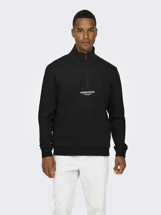 Actual product image Only & Sons Onscurated Reg Half Zip Sweat Noos (XL)