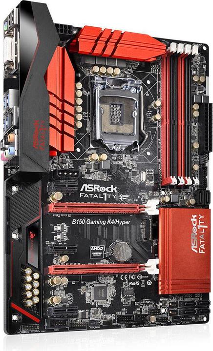 Actual product image AsRock B150 Gaming K4, ATX, LGA1151 (LGA 1151, Intel B150, ATX)