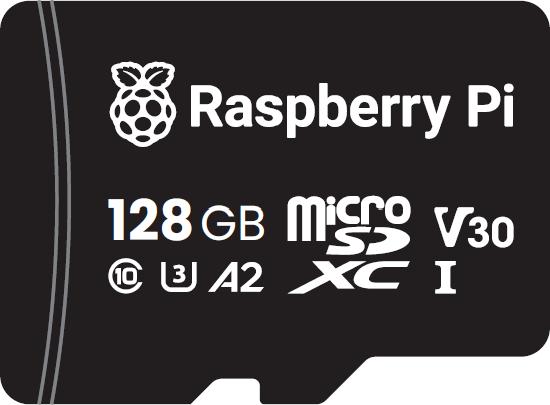 Raspberry Pi Scheda Micro SD(HC) - 128GB Classe 10 / A2 (senza adattatore) (128 GB, microSDXC, U3, UHS-I)