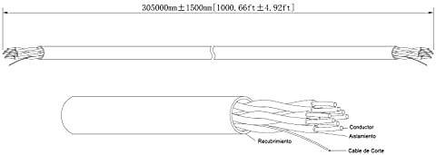 Actual product image Dahua Kabelis CAT5E UTP 4P 1x305m (U/UTP, CAT5e, 305 m)