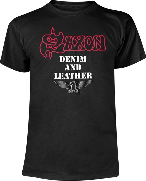 Produktbild Saxon Denim And Leather TShirt (L)