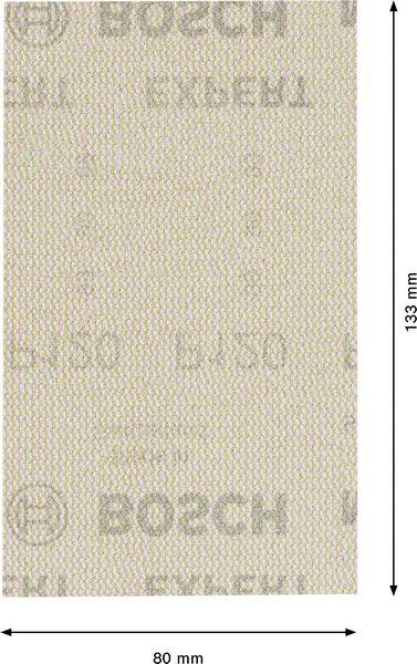 Image du produit Bosch Professional Zubehör Accessories 2608901691 Filet de ponçage pour ponceuse pour cloisons sèches Grain 120 (120)
