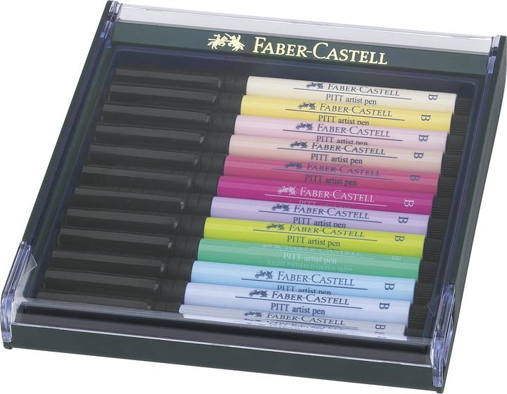 Produktbild Faber-Castell Pitt Artist Pen Brush (Mehrfarbig, 12 x)