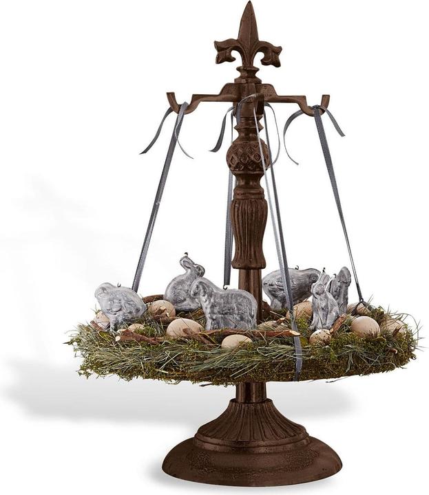 Loberon Kranzständer Antwan (1 x, Ø 24.5 x 53 cm)