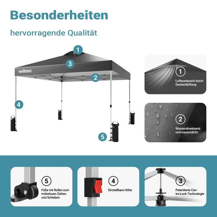 Immagine prodotto Wiltec Pop up (300 cm, 300 cm)