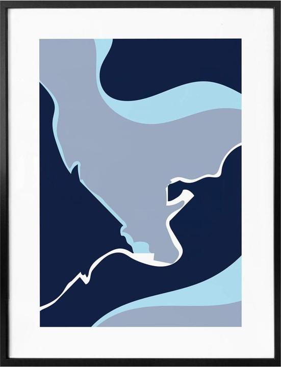 Image du produit Trenddeko Abstract Blue (60 x 80 cm)