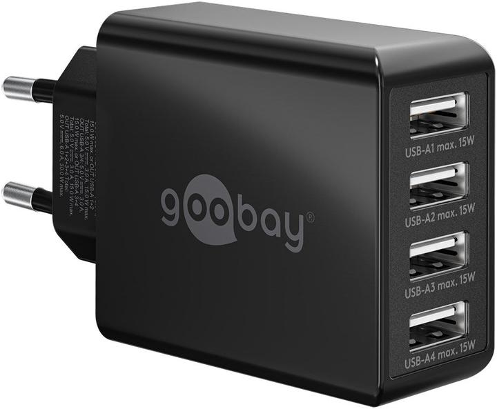 Produktbild Goobay 4-fach Charger (30 W)