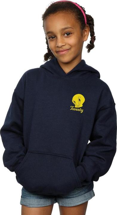 Immagine prodotto Looney Tunes Tweety Pie Head Felpa con Cappuccio Ragazze (128)