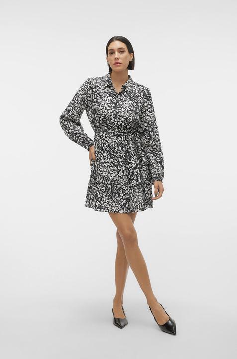Immagine prodotto Vero Moda Vestibilità regolare Collo a camicia Polsini non regolabili Maniche larghe Abito corto Abito da sera (XS)