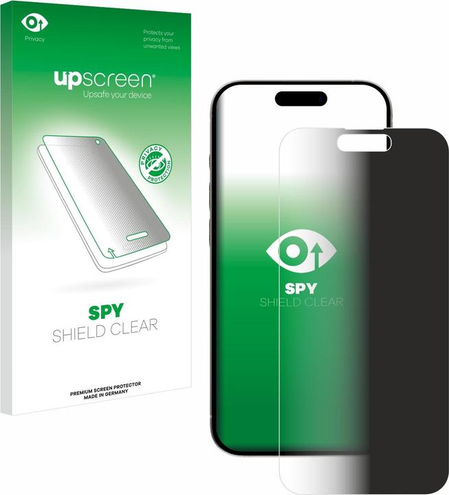 Immagine prodotto upscreen Spy Shield Pellicola Privacy (1 Pezzo/i, Apple iPhone 15)