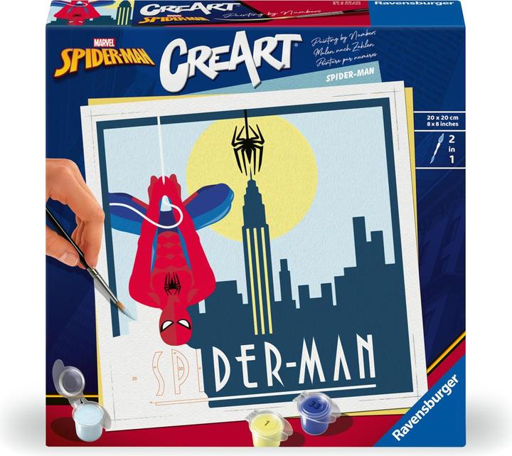 Actual product image Ravensburger CreArt - Painting by numbers 23891 - Spider-Man - aged 12 and over