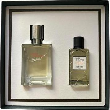 Actual product image Hermès Gift Set - Terre d' Eau Givrée Eau de Parfum Set 50ml / 40ml (Fragrance set)