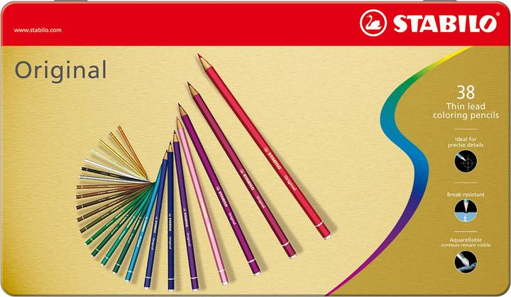 Actual product image STABILO Original premium coloured pencil (Multicoloured, 38 x)