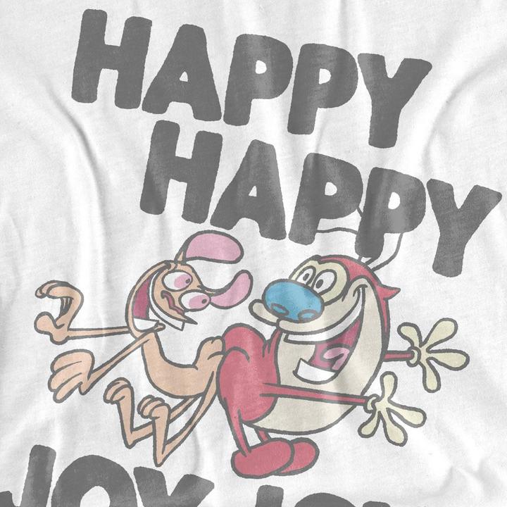 Immagine prodotto Ren & Stimpy Happy Happy Joy Joy Maglietta Uomo (4XL)