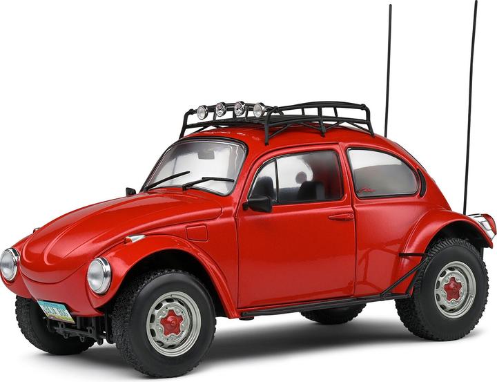 Actual product image Solido 1:18 VW Beetle Baja Rouge red