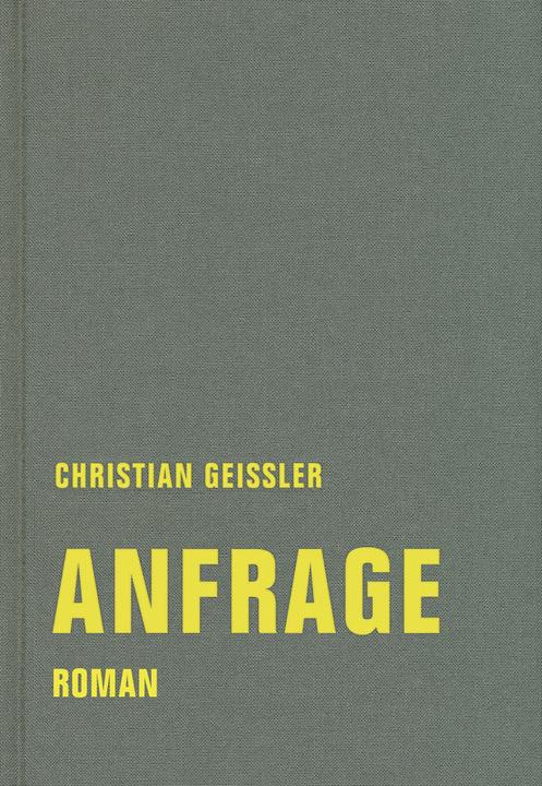 Produktbild Anfrage (Deutsch, Christian Geissler, 2023)