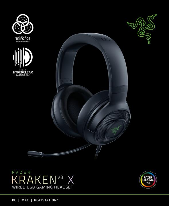 Produktbild Razer Kraken V3 X (Kabelgebunden)