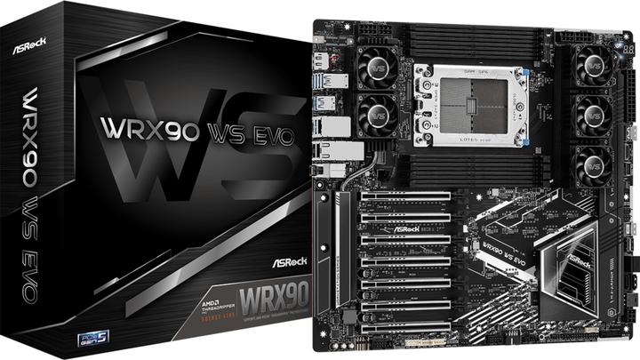 Actual product image AsRock WRX90 WS EVO (sTR5, AMD WRX90, E-ATX)