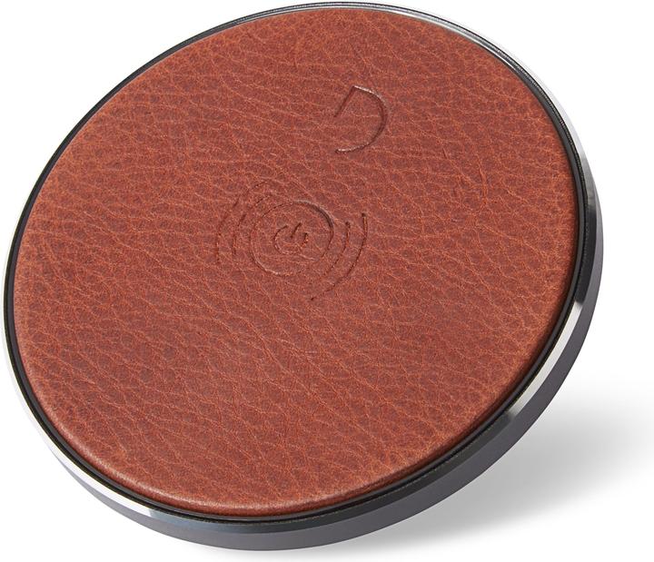 Produktbild Decoded Qi Charging Ladepad für iPhones/Smartphones Cinnamon Brown (10 W)