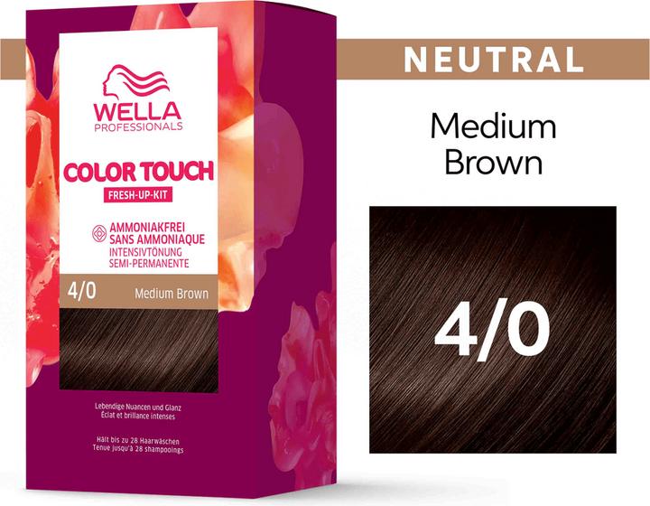 Produktbild Wella Fresh-Up-Kit (4/0 mittelbraun)