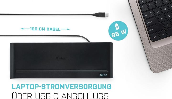 Produktbild i-tec USB 3.0 / USB-C Triple 4K Dock (USB-C, 5 Ports)