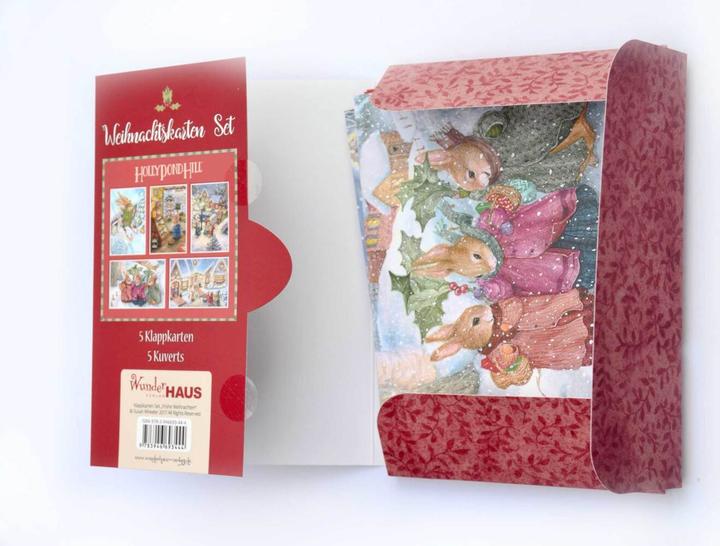 Produktbild Weihnachtskarten-Set "Frohe Weihnachten!" (5 Stk.)