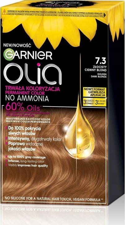 Garnier Olia Haarfarbe 73 Goldenes Dunkelblond (73 Golden Dark Blonde)