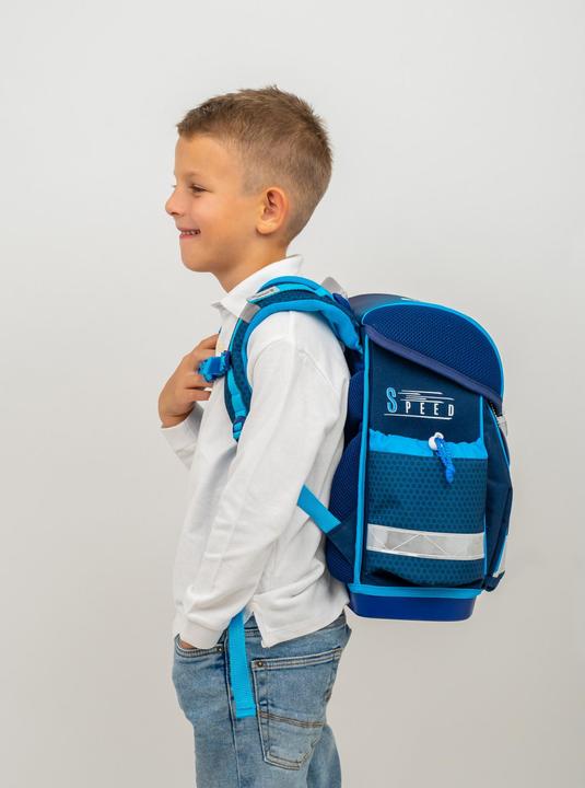 Actual product image Belmil CLASSY Schulrucksack-Set Racing Neon (19 l)