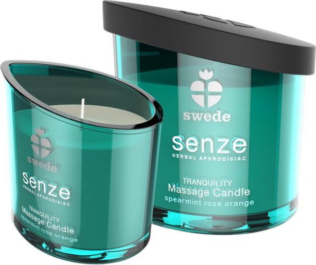 Image du produit Swede Senze Tranquility Massage Candle Spearmint Rose Orange 150 ml (150 ml)