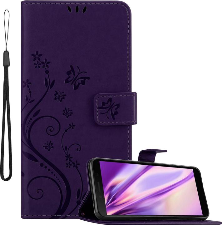 Floral violet foncé