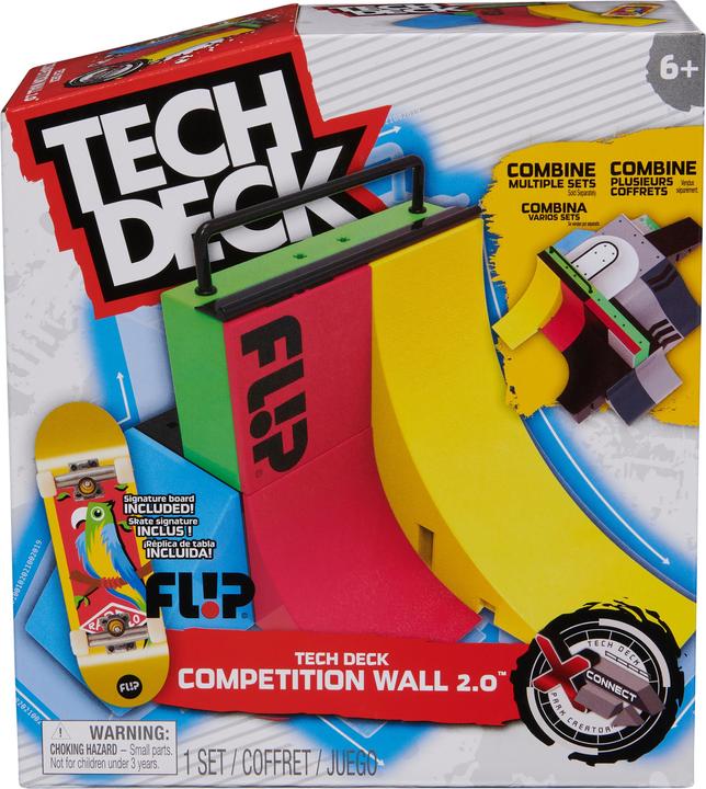 Image du produit Tech Deck, Competition Wall 2.0 X-Connect Park Creator, Coffret rampe à construire et à personnalise (Anglais)