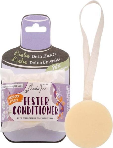 Actual product image BO Cosmetic Badefee solid conditioner sea buckthorn solid