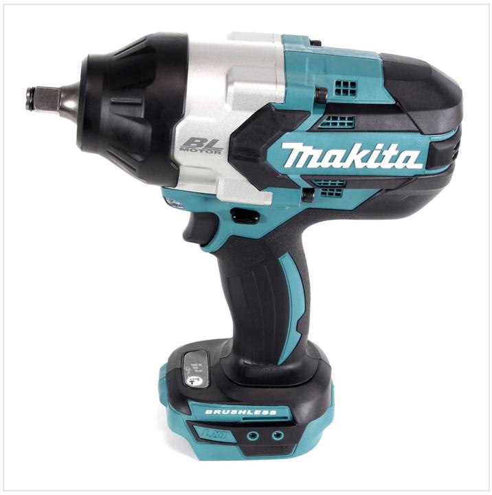 Actual product image Makita DTW 1002 RMJ 18 V Cordless Impact Wrench Brushless Li-Ion + Makpac Case + 2 x Batteries (Rechargeable battery operated)