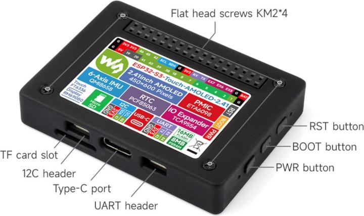 Produktbild WaveShare ESP32-S3 2.41inch Touch Display Development Board 600×450