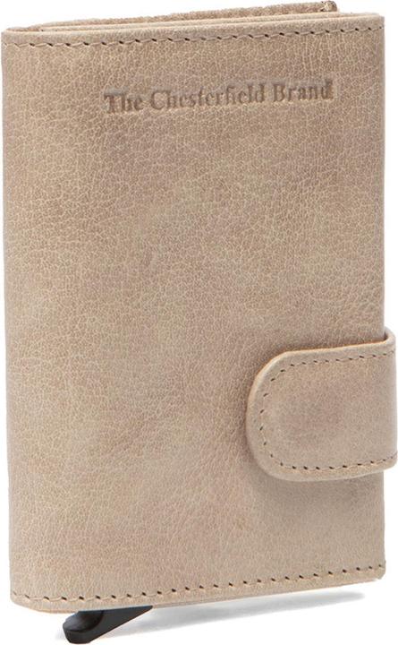 The Chesterfield Brand Antique Buff Kreditkartenetui RFID Schutz Leder 7 cm