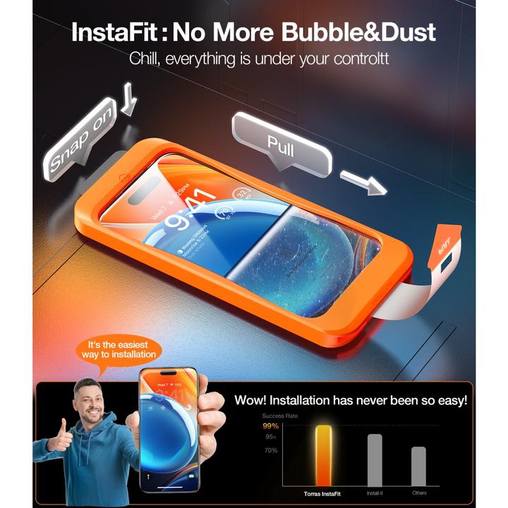 Produktbild Torras Install Master (1 Stück, Apple iPhone 15 Pro)