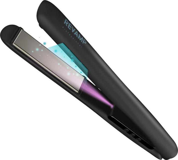 Revamp Progloss Ion Shine stijltang met ionentechnologie - 6 Ionische stralen voor perfect glad haar en plu (Glätteisen)