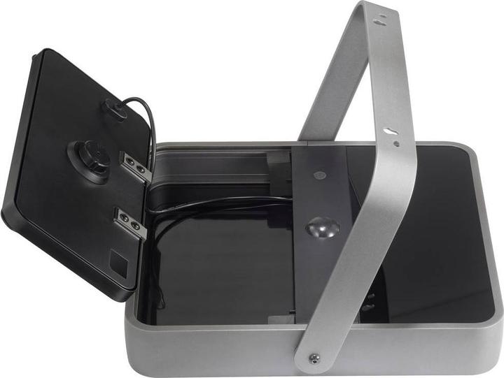 Actual product image Sygonix Solar Outdoor Wall Light SY-5275988 SMD LED 30W Neutral White Black (3000 lm, IP65)