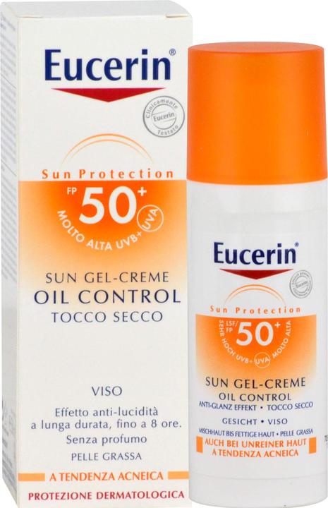 Productafbeelding Eucerin Zonnebrandcrème (Zonnecrème gezicht, SPF 50+, 50 ml, 150 g)